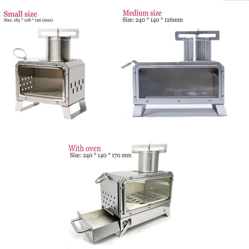Camping Adventure Picnic Portable Firewood Stove - Image 1