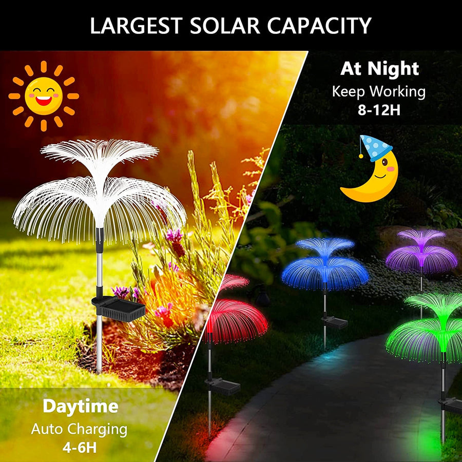 Solar-Powered Floating Jellyfish Garden Lights - Image 2
