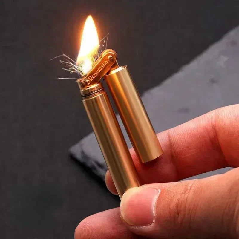 Mini Nunchaku Retro Windproof Kerosene Flame Lighter - Image 9