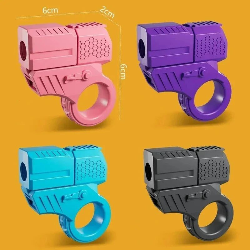 Mini Shell Launcher EDC Finger Ring Toy Gun