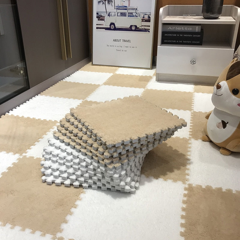 DIY Winter Plush Puzzle Mat - Image 8