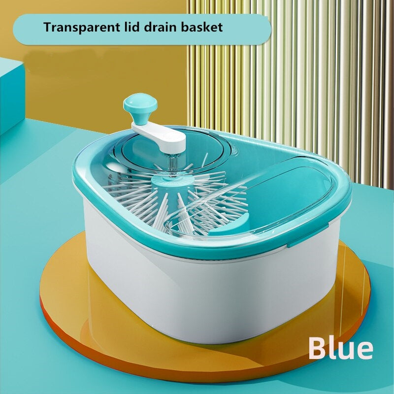Manual Fruit Vegetable Washing Drainer Basket - Image 7
