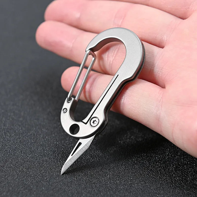 Titanium Alloy EDC Multi-Tool Keychain Knife - Image 0