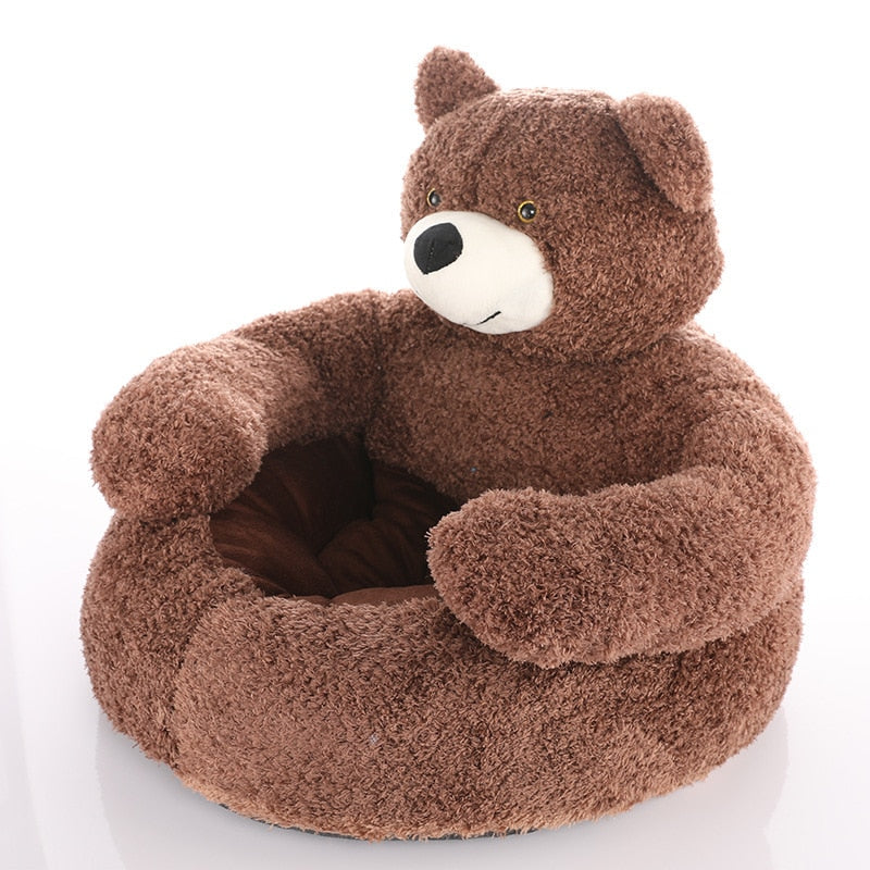 Snuggly Bear Super Soft Comfy Pet Bed - Image 4