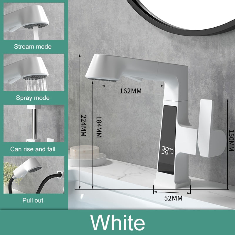 Elegant Temperature Display Smart Faucet - Image 15