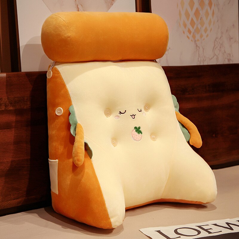 Cozzy Cuddles Toast Bread Plush Seat Pillows - Image 3
