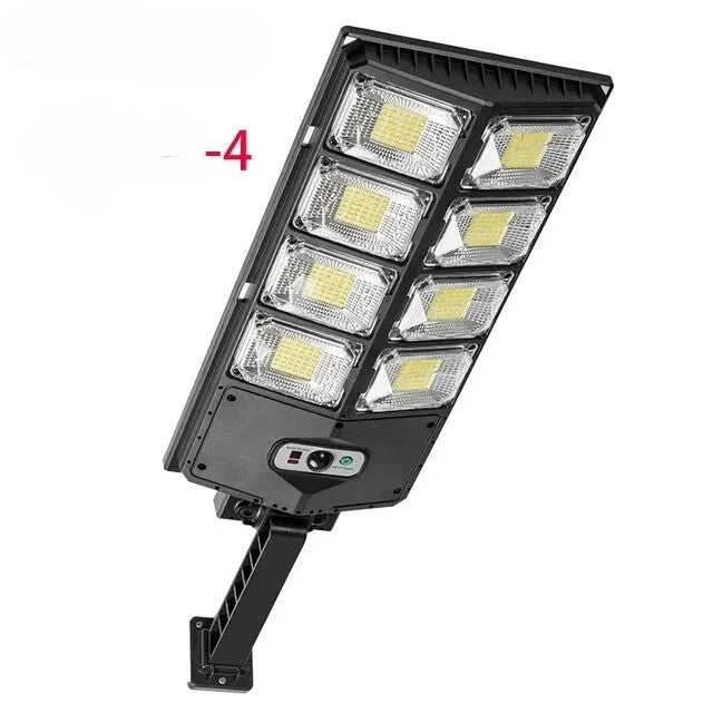 Solar LED Motion Sensor Wall Lamp Remote Control Garden Light - Image 4