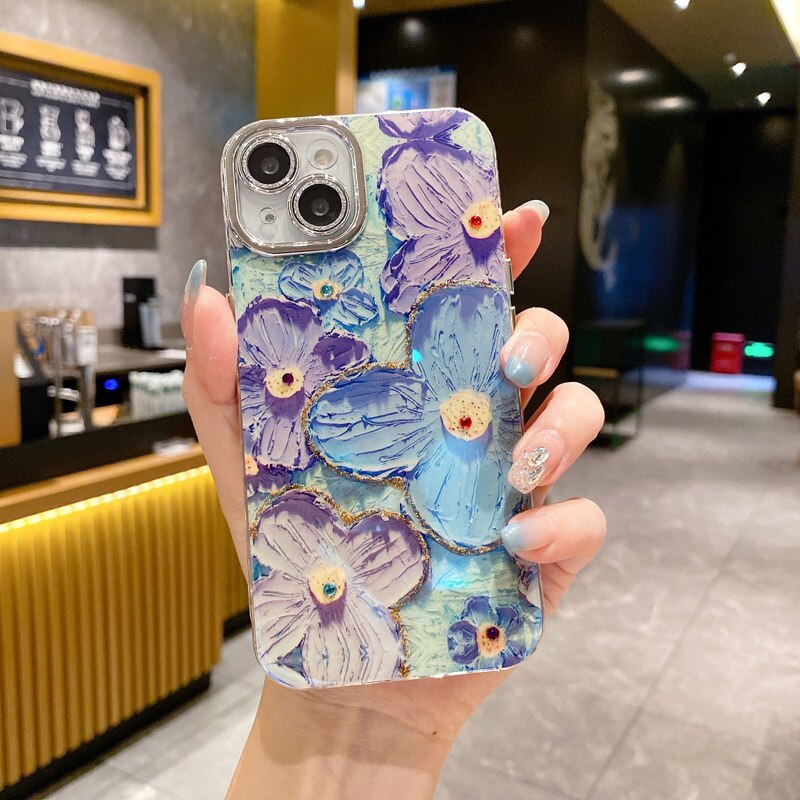 Flower Glow Soft Shockproof iPhone Case - Image 3
