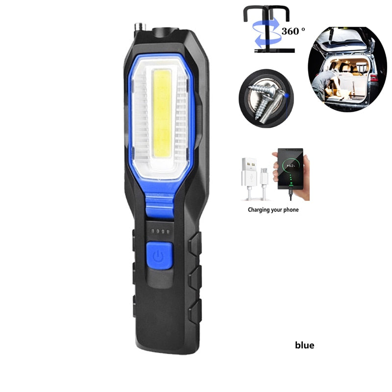 Rechargeable Camping LED Power Bank Flashlight - Image 8