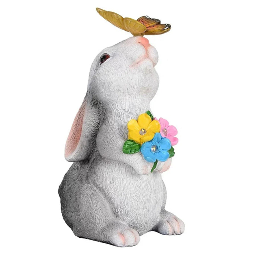 Butterfly and Flower Bunny Garden Light - Image 7