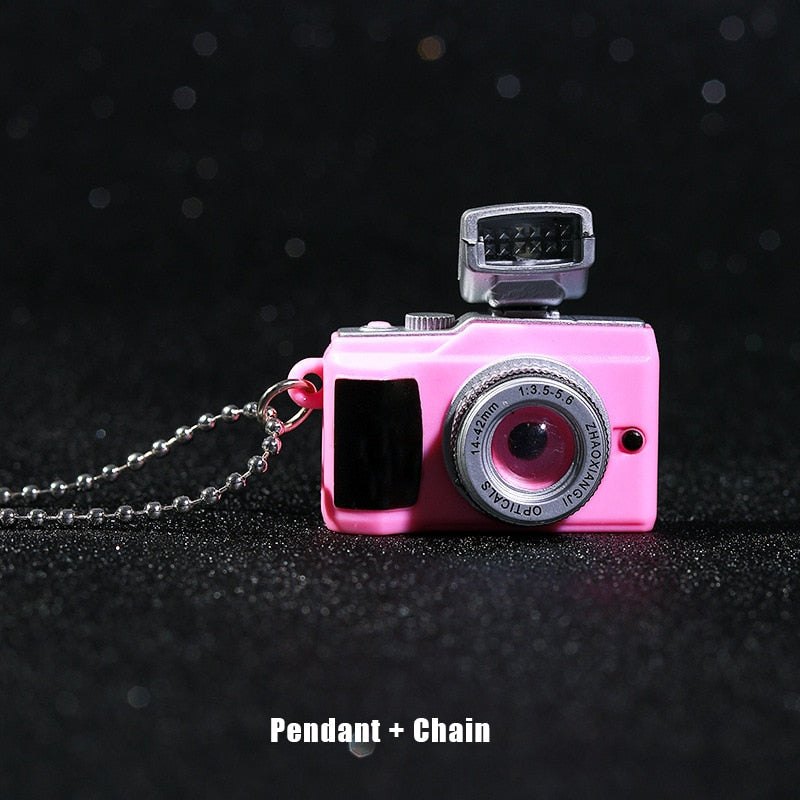 Vintage Camera Shaped Flashlight Necklace - Image 6
