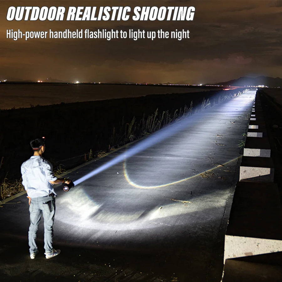 High Power Handheld Rechargeable Multifunctional Portable Flashlight - Image 5