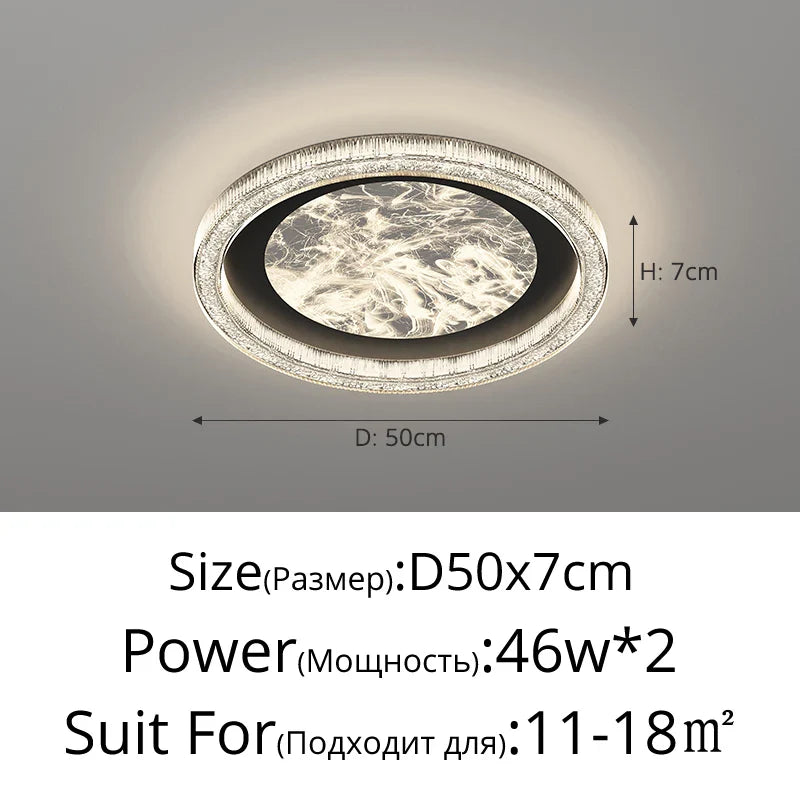 Moon Ring Ambient Ceiling Lamp - Image 10