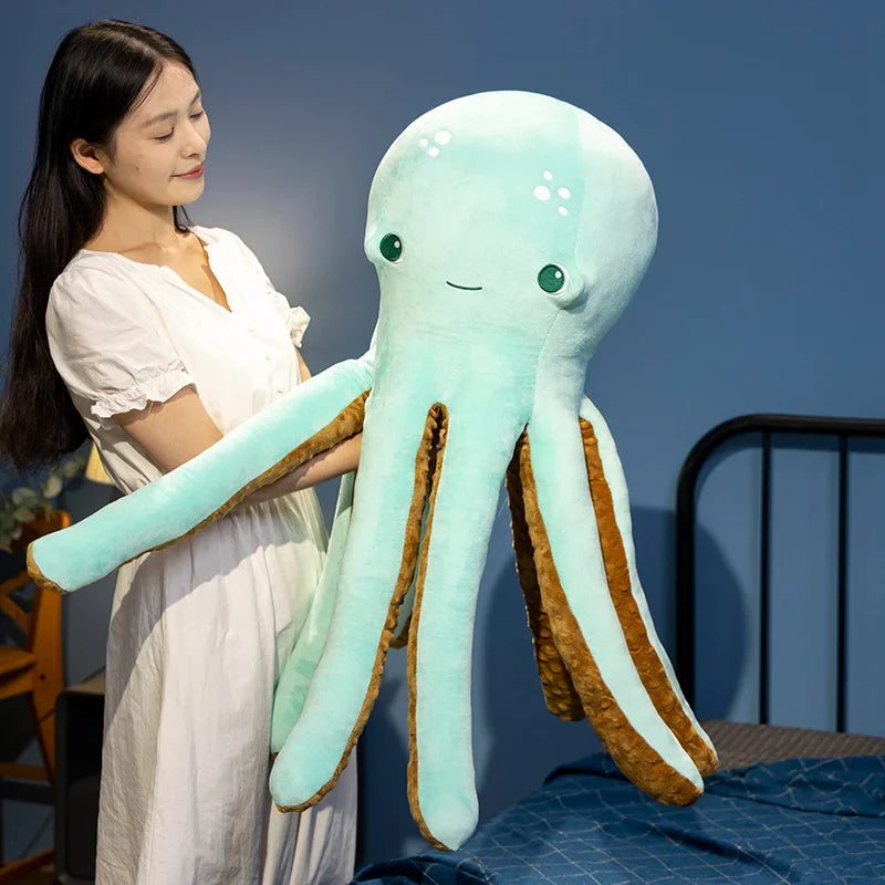 Long Tentacles Happy Octopus Plush Toy - Image 2