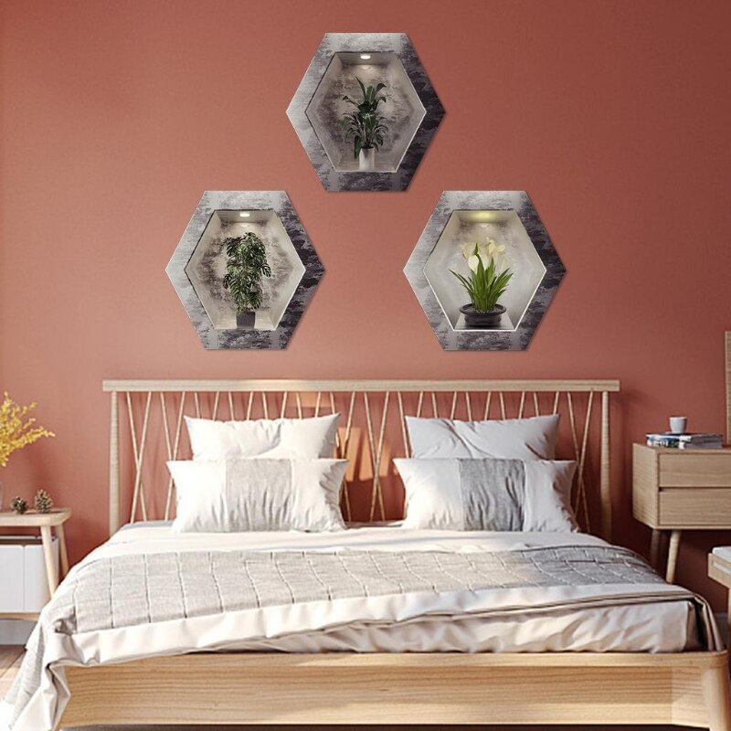 Wall Decorative Potted Plant Stickers - Image 2