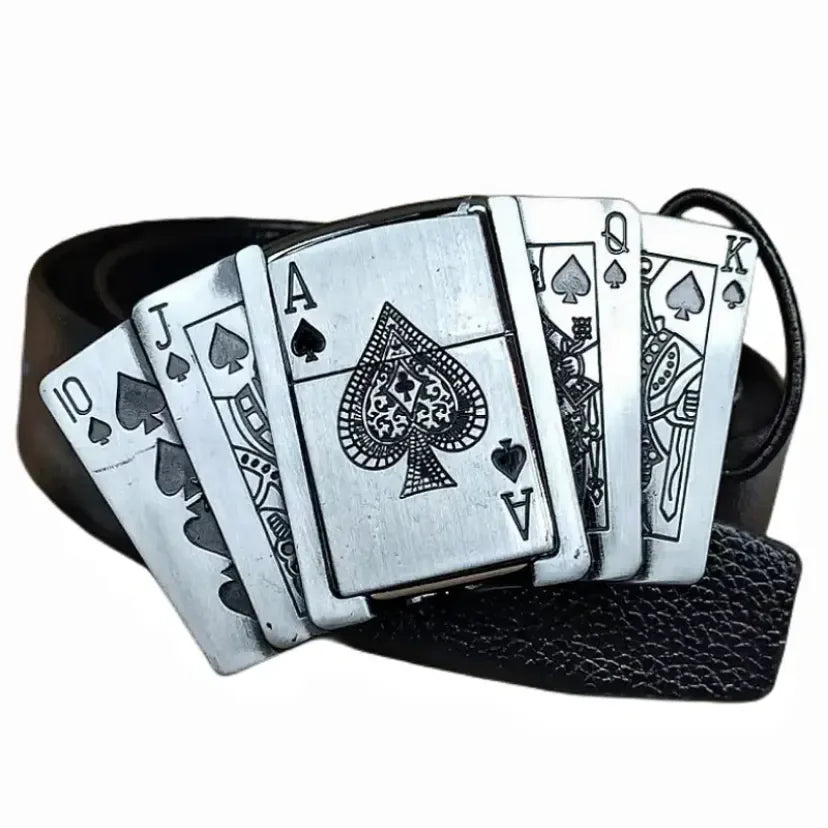 Kerosene Lighter Metal Buckle Belt - Image 8
