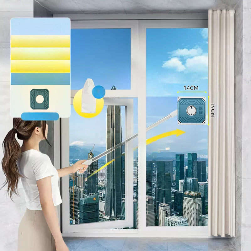 Effortless Double-Sided Long Handle Window Cleaner Brush - Image 7
