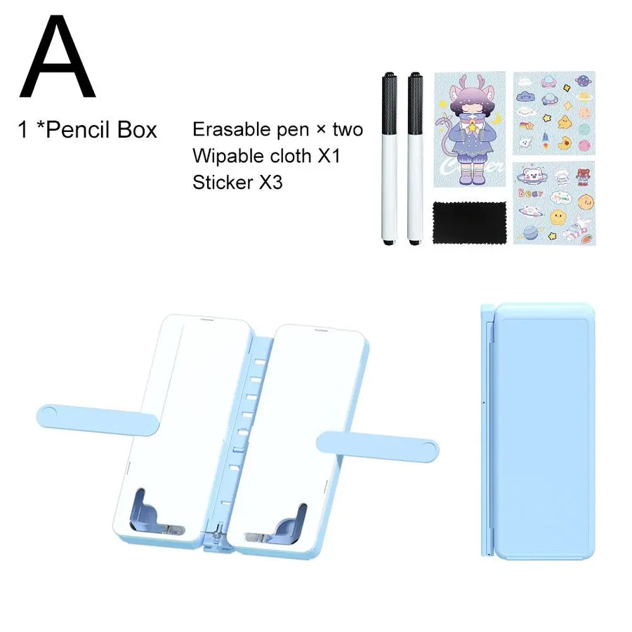 Note Keeper Foldable Book Holder Pencil Box - Image 8