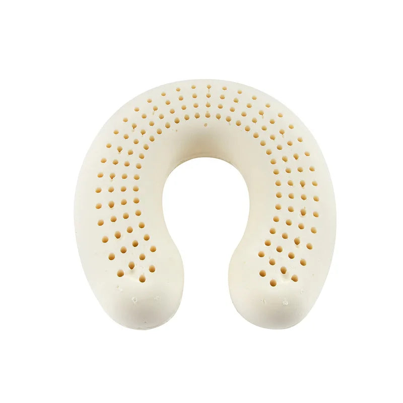 Natural Latex Breathable U-Shaped Neck Pillow - Image 6