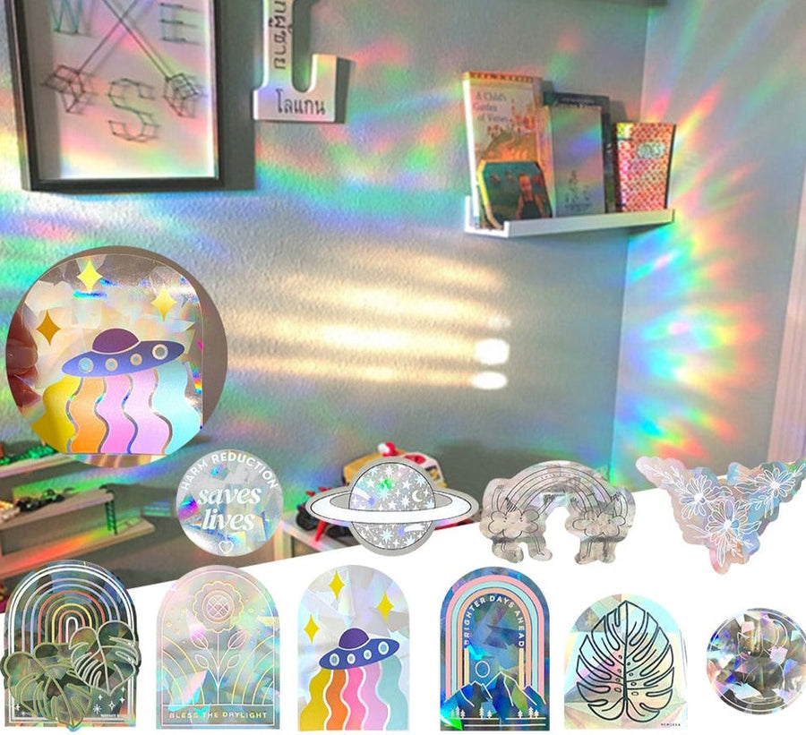 Rainbow Sun Catcher Reflective Window Stickers - Image 1