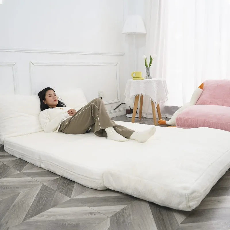 Compact Japanese Style Mattress Foldable Futon Sofa - Image 5