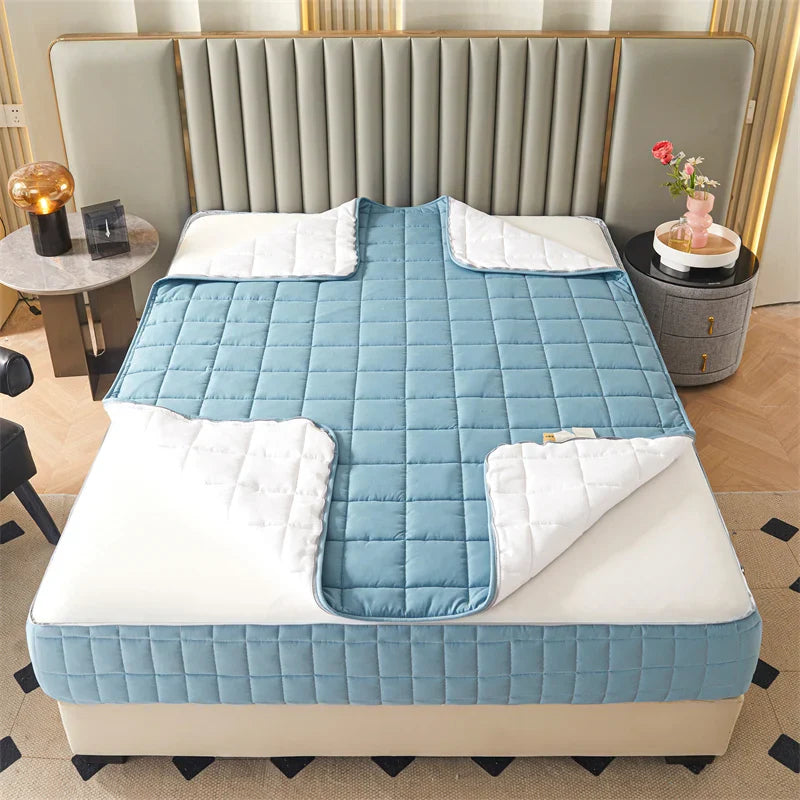 Premium Breathable Noiseless Waterproof Zip Mattress Protector - Image 4
