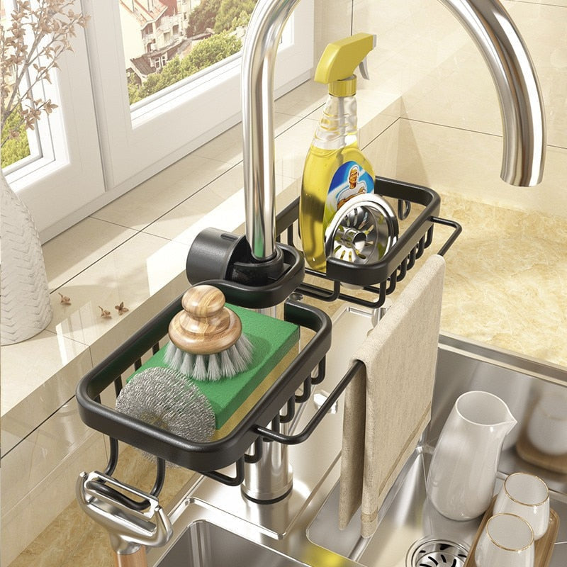 Kitchen Organizer Sink Drain Rack - Image 1