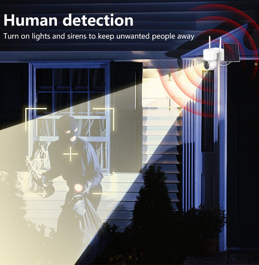 Outdoor WiFi Solar-Powered Security IP Camera - Image 5