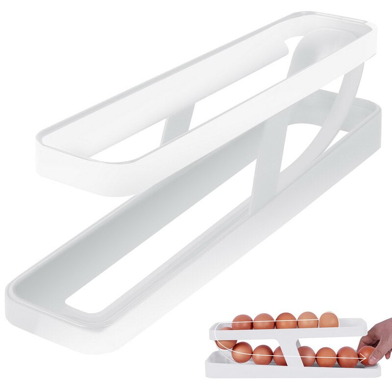 Automatic Egg Rolling Holder Organizer Rack - Image 7