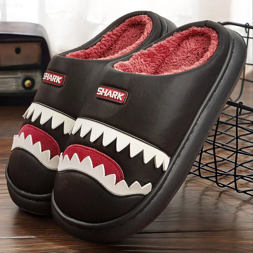 Shark Cozy Warm Soft Slippers - Image 0