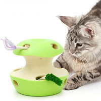 Interactive Apple Style Automatic Cat Teaser Toy - Image 3