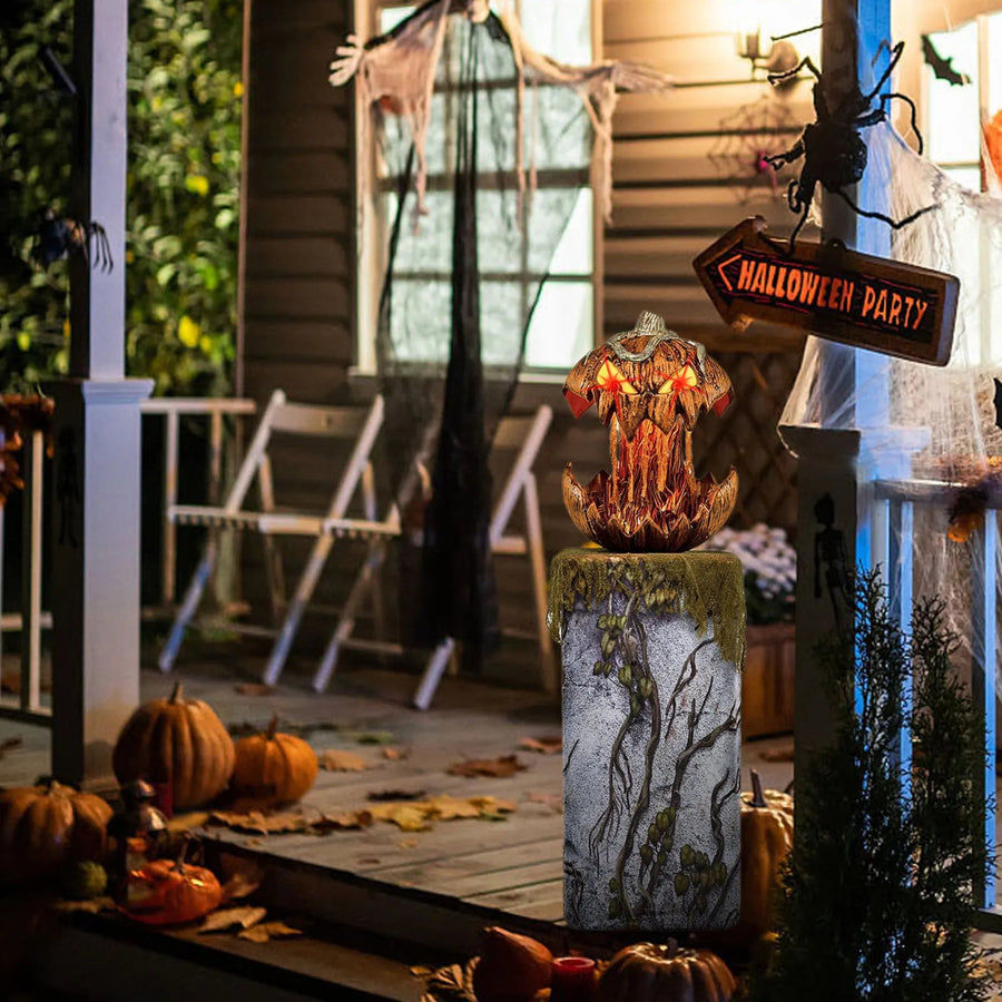 Spooky Pumpkin Voice Activated Halloween Decor - Image 4