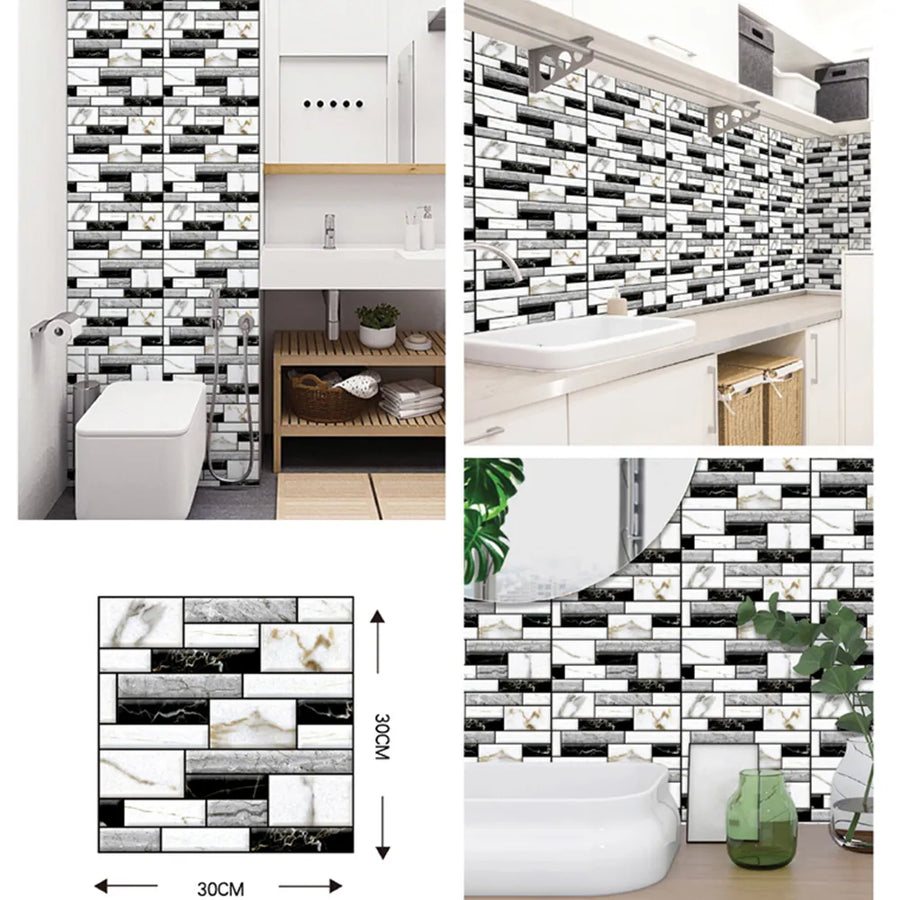 3D Wall Brick Pattern Decal - Image 8