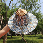 Cute Bamboo Folding Summer Cap