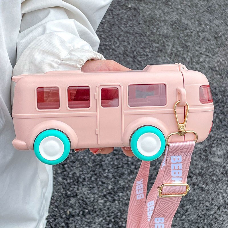 Cute Bus Leak-Proof Little Rider Water Bottle - Image 5