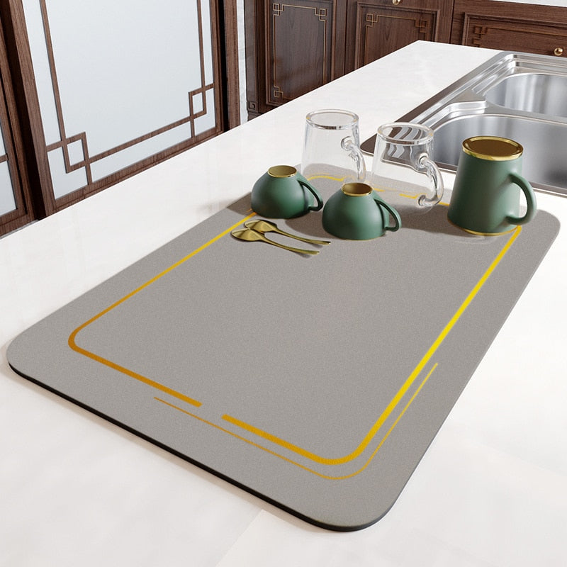 Large Water Absorbent Kitchen Draining Pad - Image 9