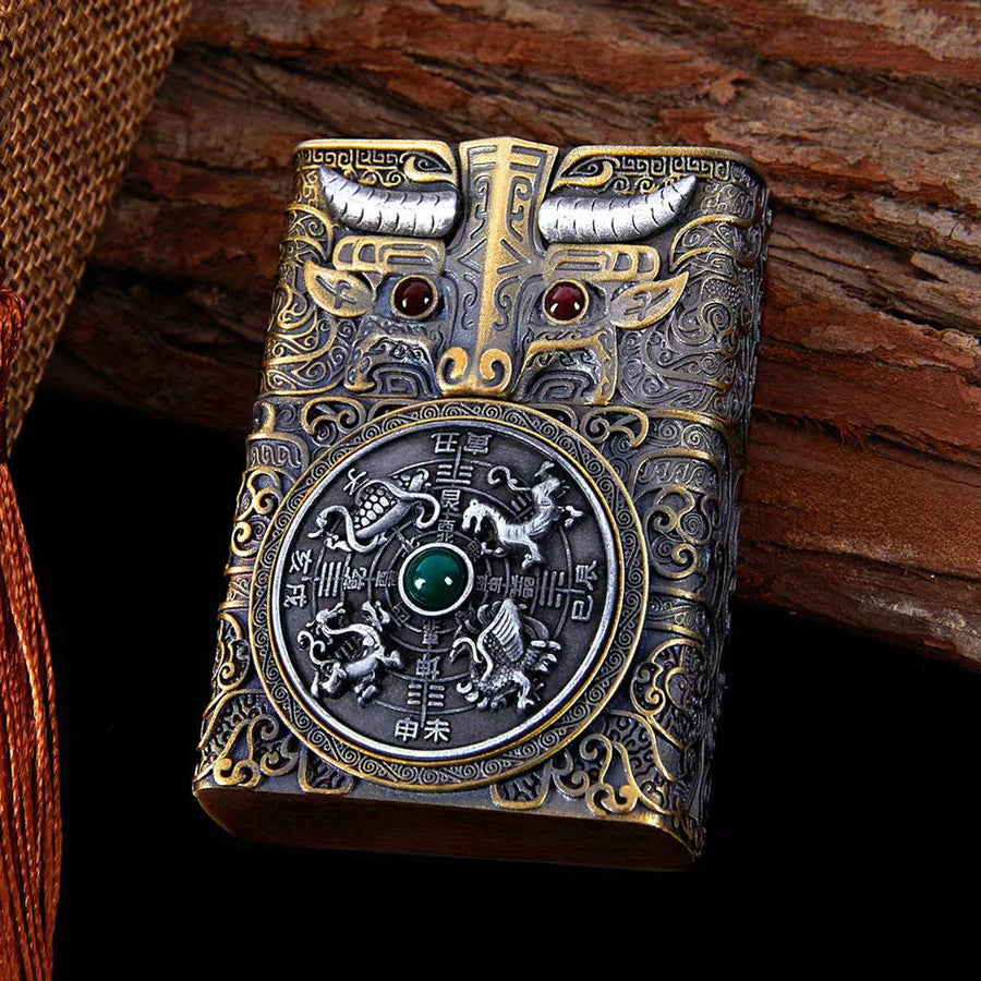 Heavy Armor Steel Spark Kerosene Lighter - Image 3