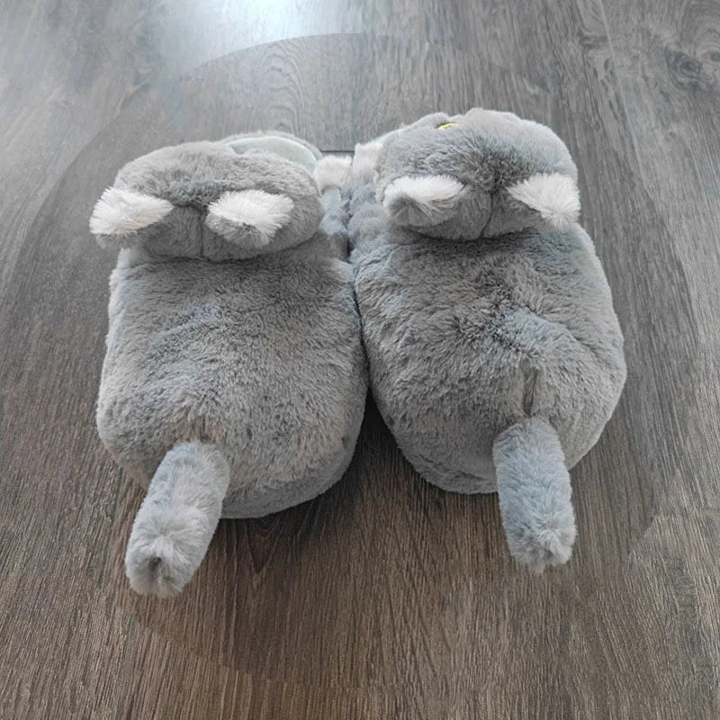 Cuddle Cat Plush Slippers