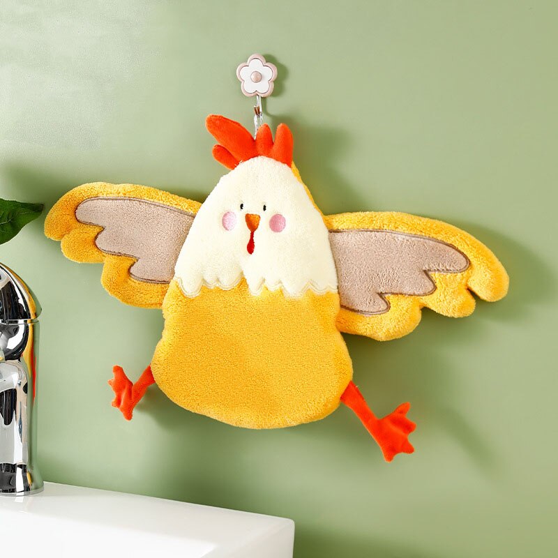 Chicken Shaped Quick Drying Hand Towel