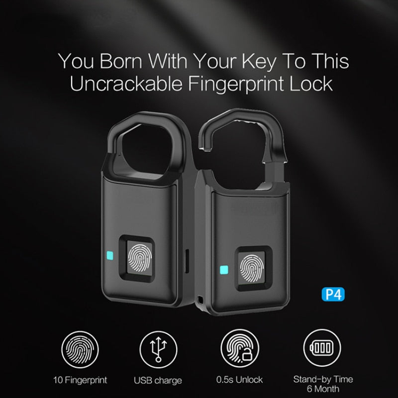 Touch Guard Smart Fingerprint Waterproof Secure Lock - Image 6