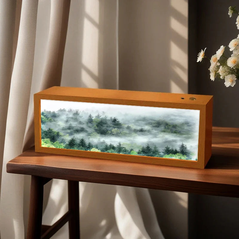 Nordic Healing Backlit Landscape Art Frame Light Box - Image 6