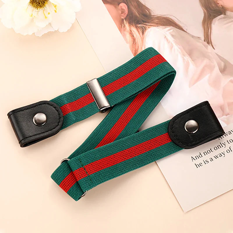 Chic Elastic Buckleless Women Elastic Belt