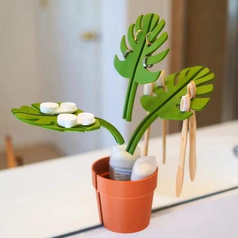 Mirror Pot Bathroom Organizer