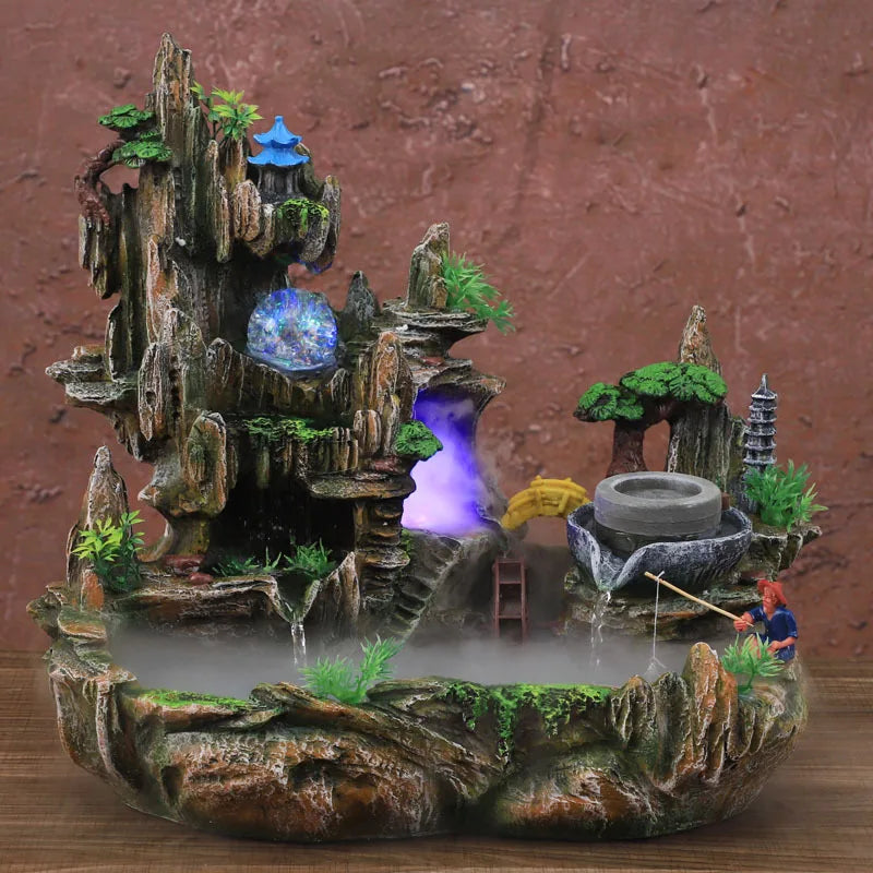 Mystic City Lucky Feng Water Circulation Small Home Decor - Image 1