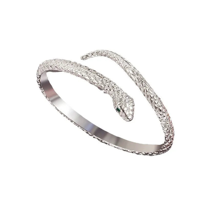 Snake Adjustable Open Women Bracelet - Image 5
