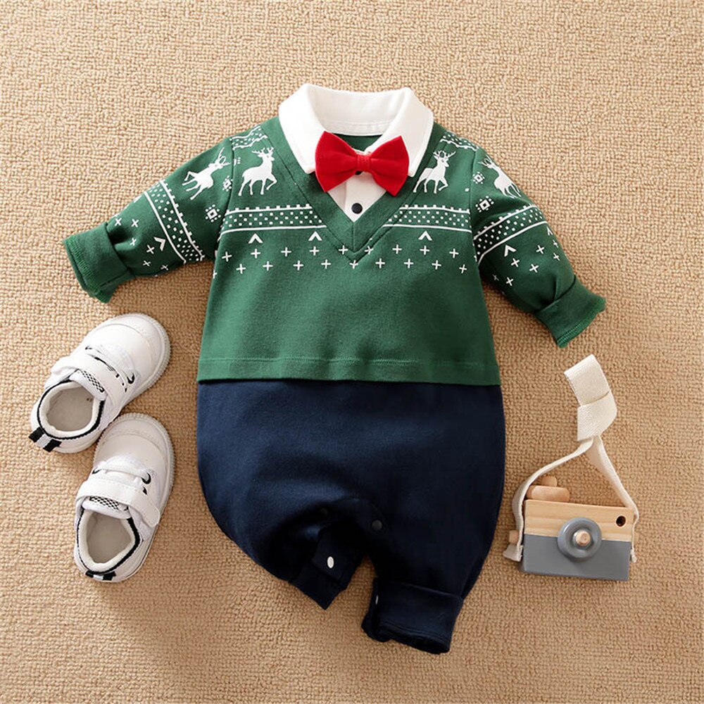 Newborn Baby Gentleman Jumpsuit