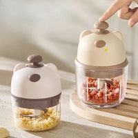 Cute Bear Rechargeable Anti-Slip Electric Grinder - Image 1