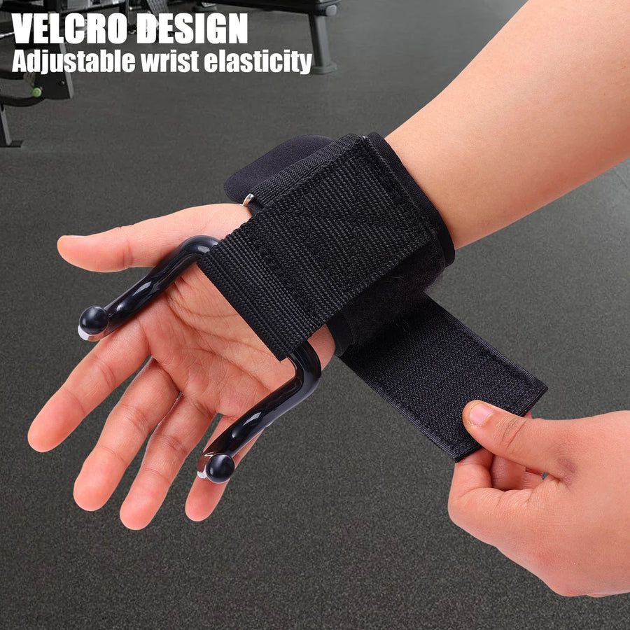 Non-Slip Gym Support Weight Lifting Hook - Image 2