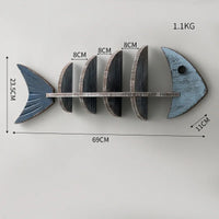 Nordic Fish Wooden Shelf - Image 6