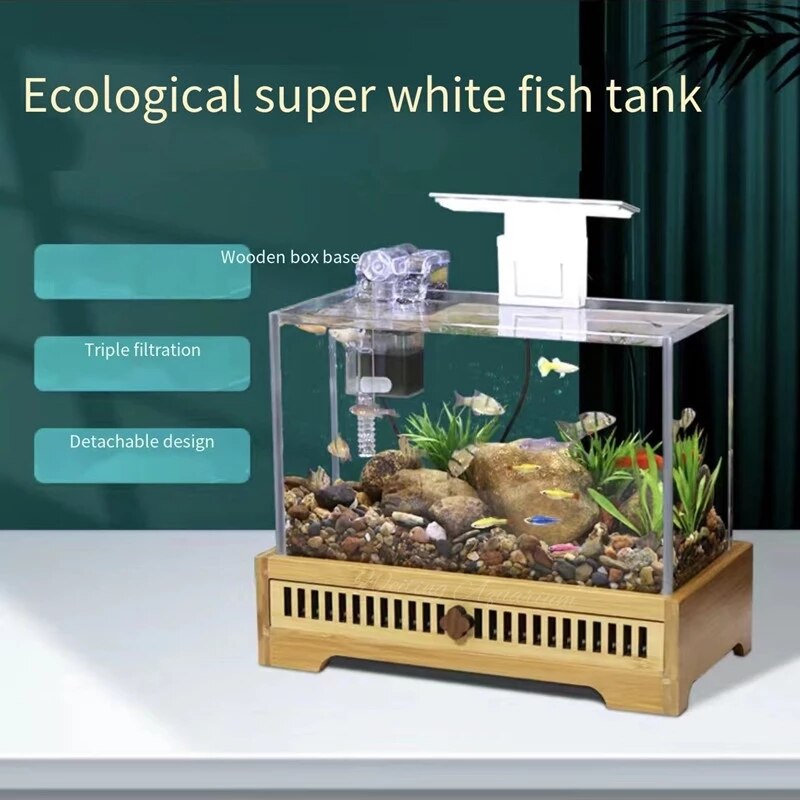 Mini Underwater Haven Desktop Aquarium